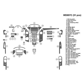 B&I® - 2D Blackwood Large Dash Kit (51 Pcs)