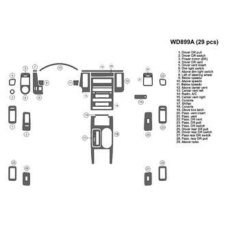 B&I® - 2D Blackwood Small Dash Kit (29 Pcs)