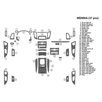 B&I® - 2D Blackwood Large Dash Kit (37 Pcs)