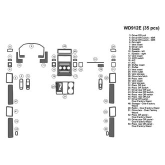 B&I® - 2D Blackwood Full Dash Kit (35 Pcs)