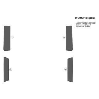 B&I® - 2D Blackwood Upgrade Kit (4 Pcs)