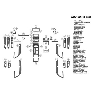 B&I® - 2D Blackwood Large Dash Kit (41 Pcs)