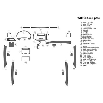 B&I® - 2D Blackwood Full Dash Kit (30 Pcs)