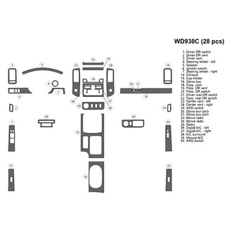 B&I® - 2D Blackwood Full Dash Kit (28 Pcs)