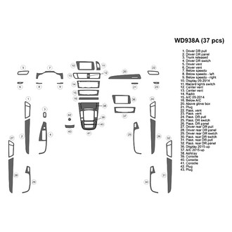 B&I® - 2D Blackwood Large Dash Kit (37 Pcs)
