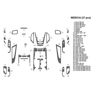 B&I® - 2D Blackwood Large Dash Kit (37 Pcs)
