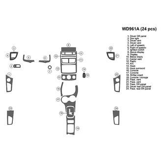 B&I® - 2D Blackwood Large Dash Kit (24 Pcs)