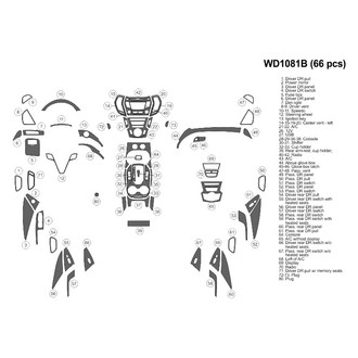 B&I® - 2D Blackwood Medium Dash Kit (66 Pcs)