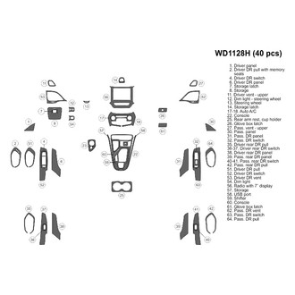 B&I® - 2D Blackwood Large Dash Kit (41 Pcs)