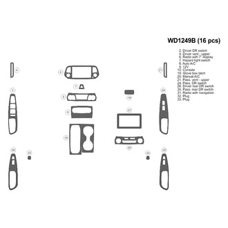 B&I® - 2D Blackwood Small Dash Kit (16 Pcs)