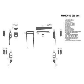 B&I® - 2D Blackwood Small Dash Kit (22 Pcs)