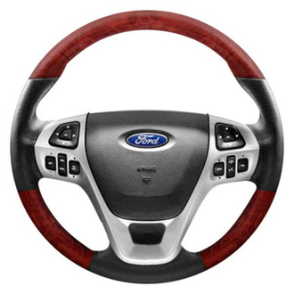 B&I® - Premium Design Steering Wheel with Insert on Top and Bottom