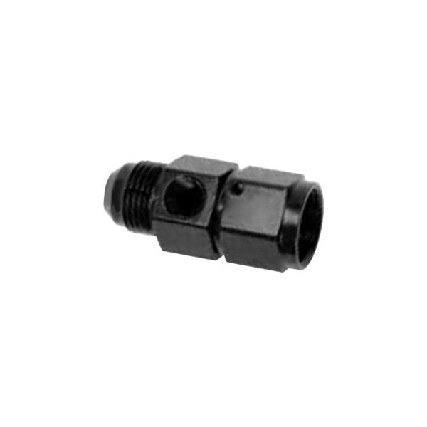 Big End Performance® - -6 AN Female to -6 AN Male Gauge Adapter, Black