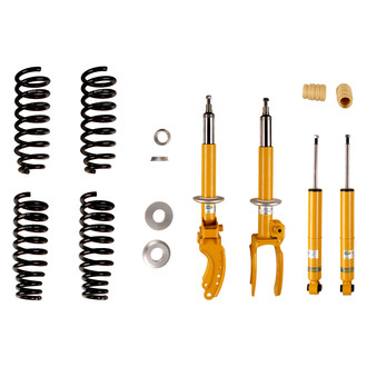 Bilstein® - 1.2" x 1.2" B12 Series Pro-Kit Front and Rear Lowering Kit