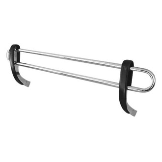 Black Horse® - Double Tube Polished Rear Bumper Guard