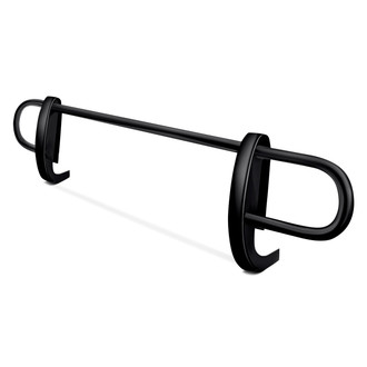 Black Horse® - Double Tube Black Rear Bumper Guard