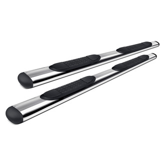 Black Horse® - 4" Polished Oval Side Steps