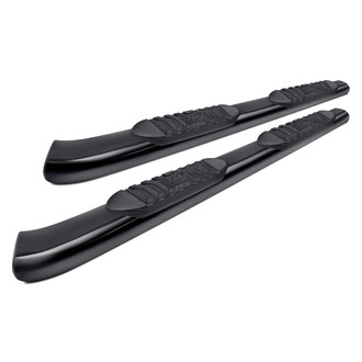 Black Horse® - 5" Extreme Cab Length Black Oval Side Steps