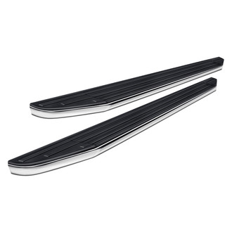 Black Horse® - 5.5" Premium Black with Chrome Trim Running Boards