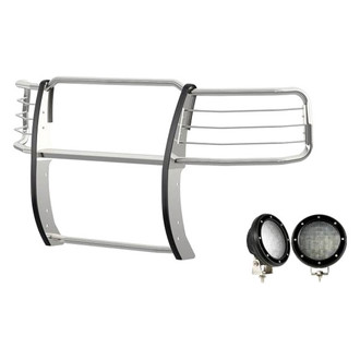 Black Horse® - Modular Design Grille Guard with LED Lights