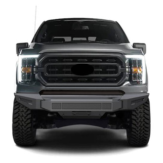 Black Horse® - Armour II Full Width Black Front Modular Bumper