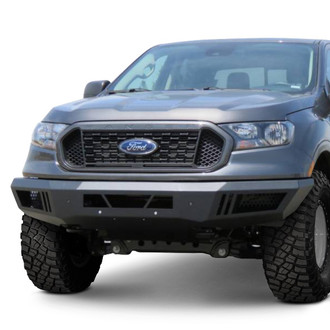 Black Horse® - Armour Full Width Black Front HD Bumper