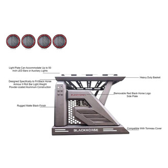 Black Horse® - Armour II Roll Bar Kit with Basket