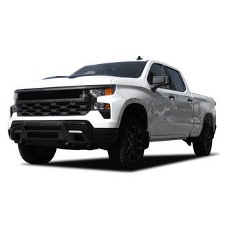 Black Horse® - Armour III Light Stubby Black Front HD Bumper with Hoop