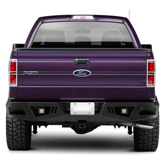 Black Horse® - Armour Full Width Black Rear HD Bumper