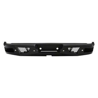 Black Horse® - Armour Super Full Width Black Rear HD Bumper
