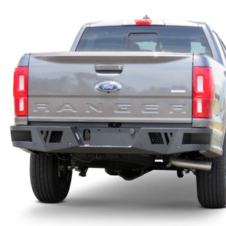 Black Horse® - Armour Full Width Black Rear HD Bumper