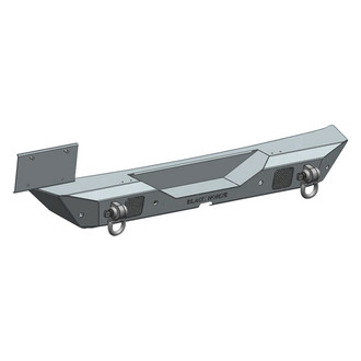 Black Horse® - Armour Full Width Black Rear HD Bumper