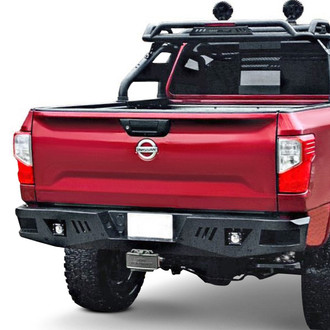 Black Horse® - Armour Full Width Black Rear HD Bumper