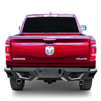 Black Horse® - Armour Super Full Width Black Rear HD Bumper