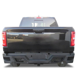 Black Horse® - Armour Full Width Black Rear HD Bumper
