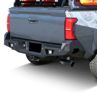 Black Horse® - Armour Full Width Black Rear HD Bumper
