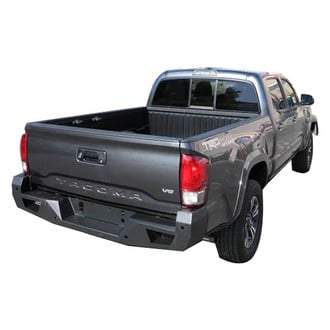 Black Horse® - Armour Super Full Width Black Rear HD Bumper