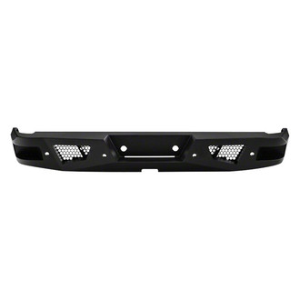 Black Horse® - Armour Super Full Width Black Rear HD Bumper