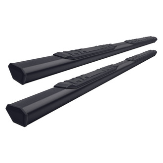 Black Horse® - 4.5" Epic Cab Length Black Side Steps