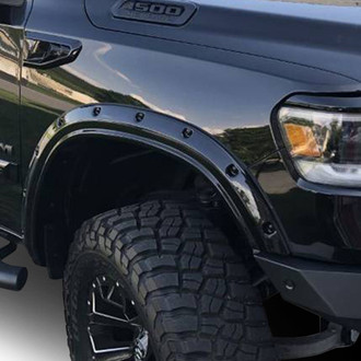 Black Horse® - Bolt-Head Black Front and Rear Fender Flares
