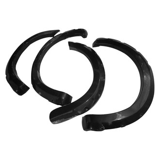 Black Horse® - Bolt-Head Black Front and Rear Fender Flares