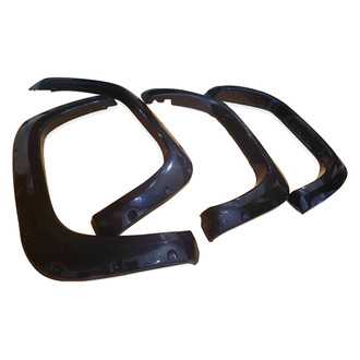 Black Horse® - Bolt-Head Black Front and Rear Fender Flares