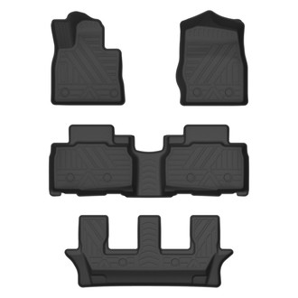 Black Horse® - Totaliner Heavy Duty 1st, 2nd & 3rd Row Black TPE Floor Mat Set