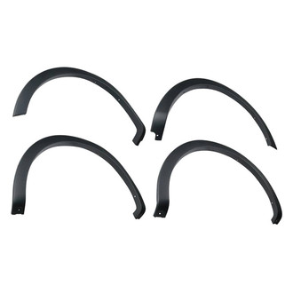 Black Horse® - OE Factory Style Black Polypropylene Front and Rear Fender Flares