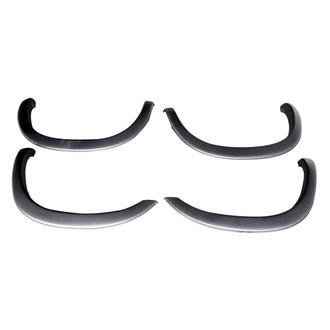 Black Horse® - OE Factory Style Black Polypropylene Front and Rear Fender Flares