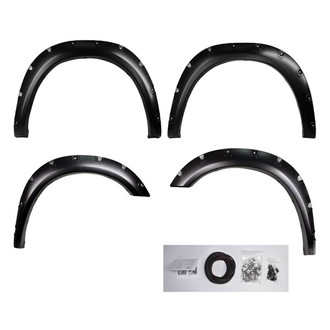 Black Horse® - Bolt-Head Black Front and Rear Fender Flares