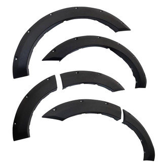 Black Horse® - Bolt-Head Black Front and Rear Fender Flares