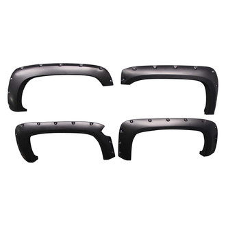 Black Horse® - Bolt-Head Black Front and Rear Fender Flares