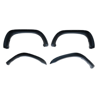 Black Horse® - Bolt-Head Black Front and Rear Fender Flares