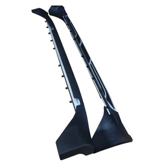 Black Horse® - 5" OEM Replica Black with Chrome Running Boards